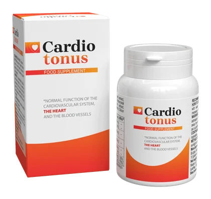 Cardiotonus – flacon de gélules et sa boîte, complément alimentaire pour une routine cœur et vitalité