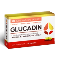 Étui de Glucadin, 10 gélules