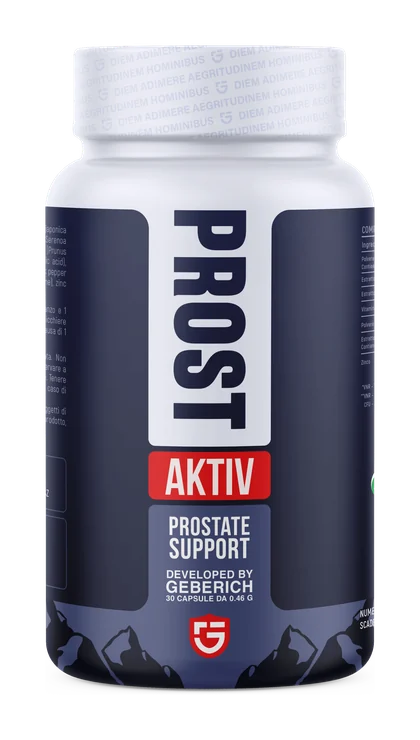 ProstAktiv – boîte de gélules au saw palmetto, ginkgo biloba, échinacée et zinc pour le confort urinaire masculin